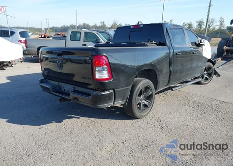 2022 Ram 1500 Big Horn 4X4 6'4 Box from USA, damaged, VIN 1C6RRFMG4NN193410